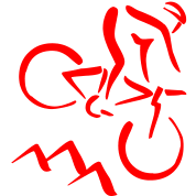 bike-cycle-cycling-logo-sport-mountainbike-downhill-bicycle red